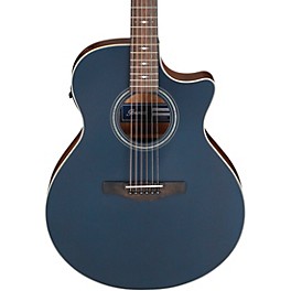 Ibanez AE100 Grand Auditorium Acoustic-Electric... Ibanez AE100 Grand Auditorium Acoustic-Electric Guitar Dark Tide Blue Flat