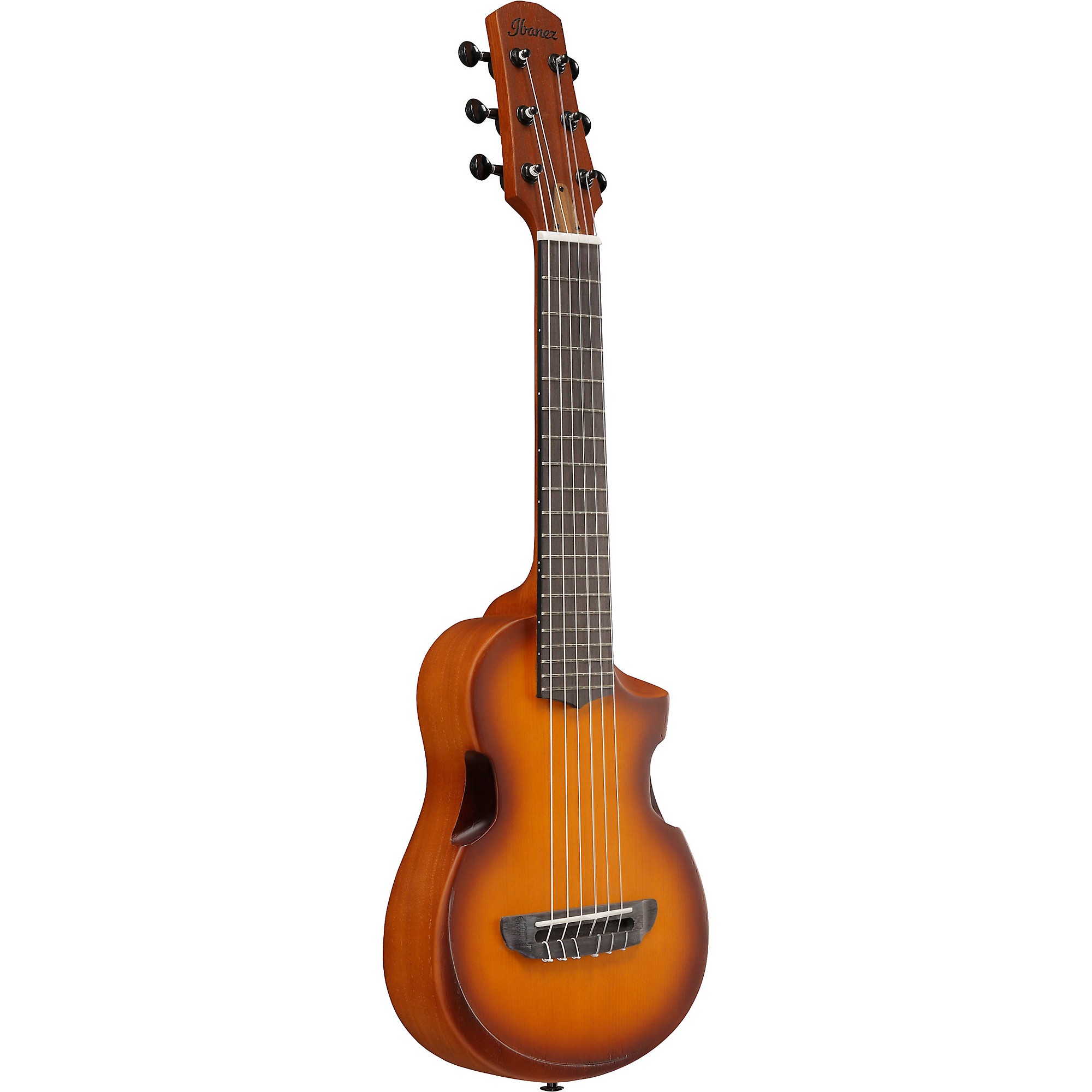 （中古）Ibanez saewc1-opn1201 アコースティックギターおまけ Ibanez AUP10N Nylon 6-String Tenor Acoustic Guitar Light Brown