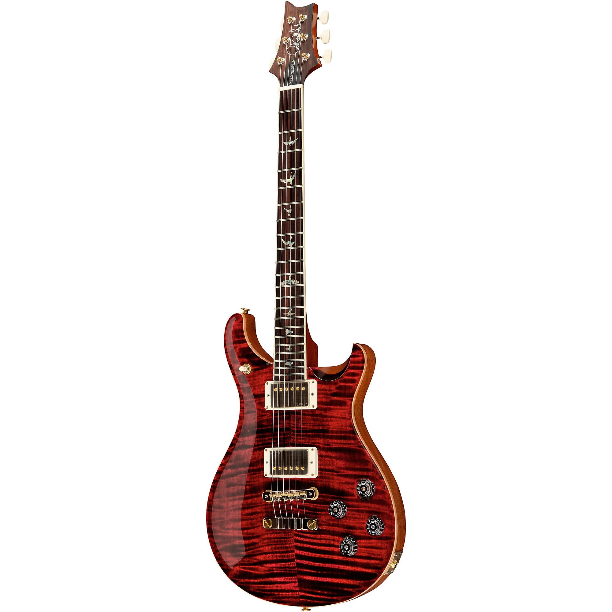 Platinum PRS McCarty 594 10-Top Electric Guitar - Red Tiger