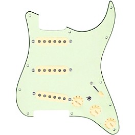 920d Cus... 920d Custom Texas Growler Loaded Pickguard for Strat With Aged White Pickups and S7W-MT Wiring Harness Mint Green