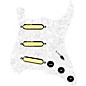 920d Custom Gold Foil Loaded Pickguard For Strat With Black Pickups and Knobs and S7W-MT Wiring Harness White Pearl thumbnail