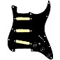 920d Custom Gold Foil Loaded Pickguard For Strat With Black Pickups and Knobs and S7W-MT Wiring Harness Black thumbnail