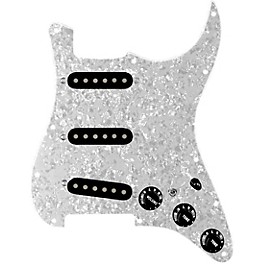 920d ... 920d Custom Texas Grit Loaded Pickguard for Strat With Black Pickups and Knobs and S7W-MT Wiring Harness White Pearl