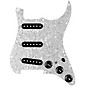 920d Custom Texas Grit Loaded Pickguard for Strat With Black Pickups and Knobs and S7W-MT Wiring Harness White Pearl thumbnail