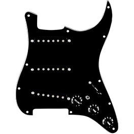 920d Custom... 920d Custom Texas Grit Loaded Pickguard for Strat With Black Pickups and Knobs and S7W-MT Wiring Harness Black