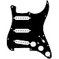 920d Custom Texas Grit Loaded Pickguard for Strat With White Pickups and Knobs and S7W-MT Wiring Harness Black thumbnail