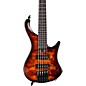 Open Box Ibanez EHB1505S 5-String Multi Scale Ergonomic Headless Bass Guitar Level 1 Dragon Eye Burst Low Gloss thumbnail