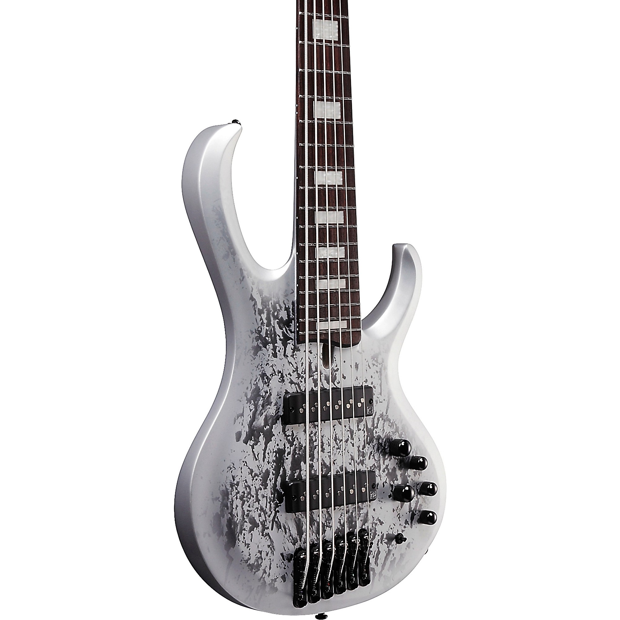 Ibanez BTB25TH6 6-String Electric Bass Guitar Silver