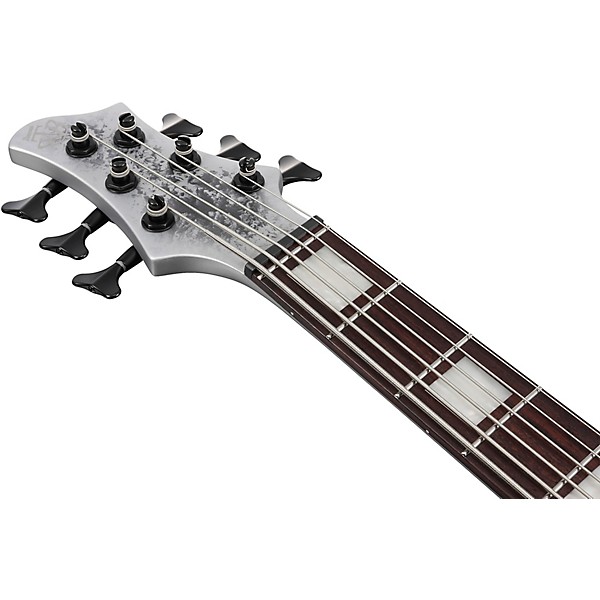 Ibanez BTB25TH6 6-String Electric Bass Guitar Silver Blizzard Matte