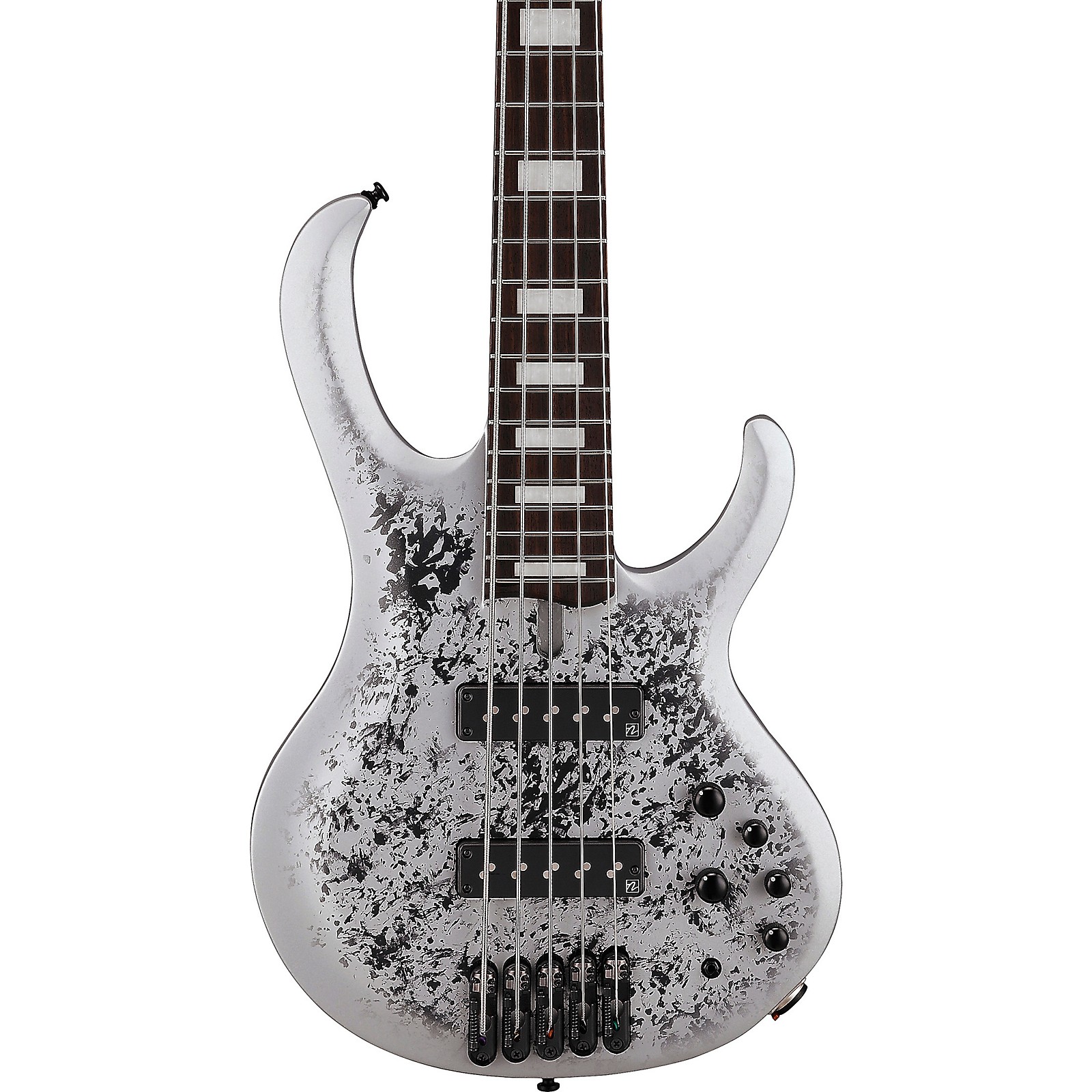 Ibanez BTB25TH5 5-String Electric Bass Guitar Silver Blizzard 