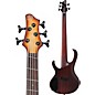 Ibanez BTB705LM 5-String Multi-Scale Electric Bass Guitar Natural Browned Burst Flat