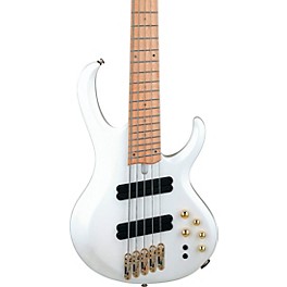 Ibanez BTB605MLM 5-String Multi-Scale Electric Bass Guitar Pearl White Matte