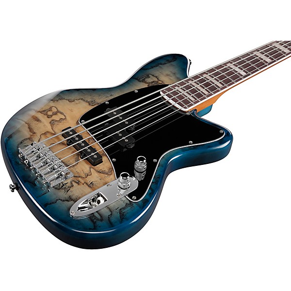 Ibanez TMB405TA 5-String Electric Bass Guitar Cosmic Blue Starburst