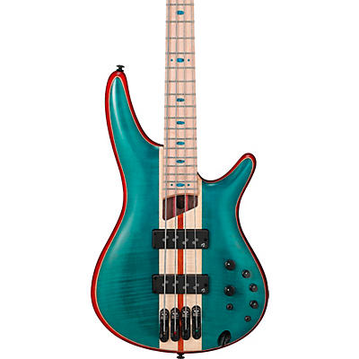 Ibanez Premium Sr1420b 4-String Electric Bass Guitar Caribbean Green Low Gloss for sale