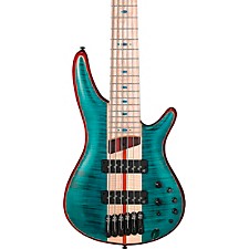 Ibanez BTB946 6-String Electric Bass Guitar Cosmic Blue Low