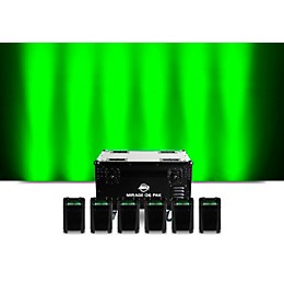 American DJ Mirage Q6 Pak Black Uplight System - Black