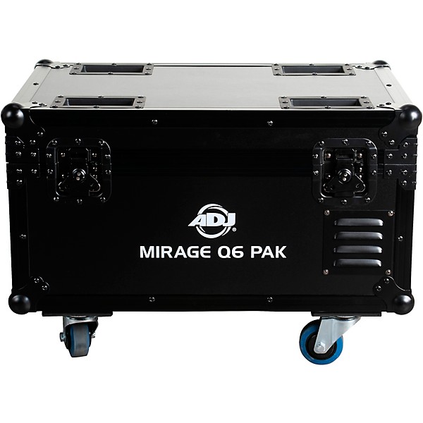 American DJ Mirage Q6 Pak Black Uplight System - Black