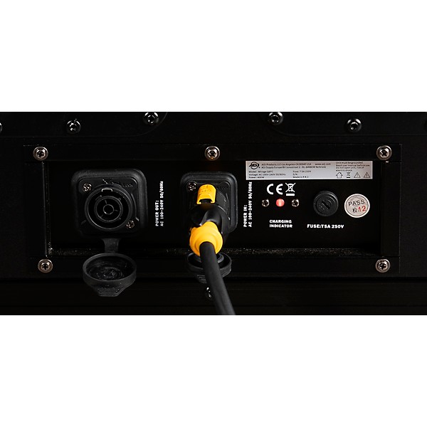 American DJ Mirage Q6 Pak Black Uplight System - Black