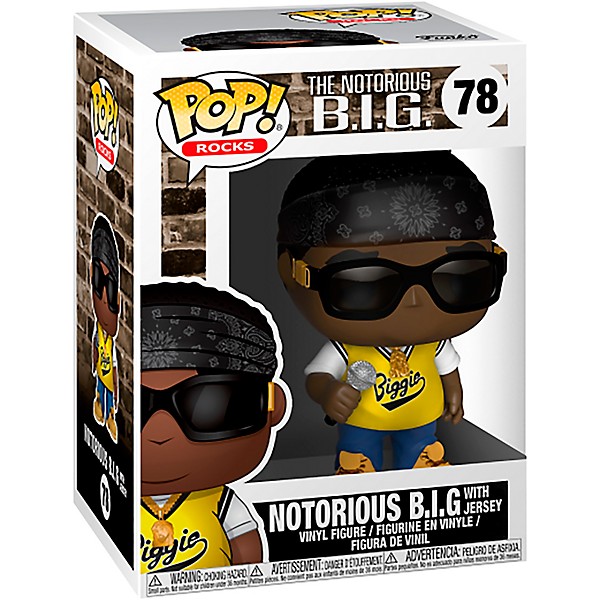 Funko POP Rocks: Music: Notorious B.I.G. in jersey