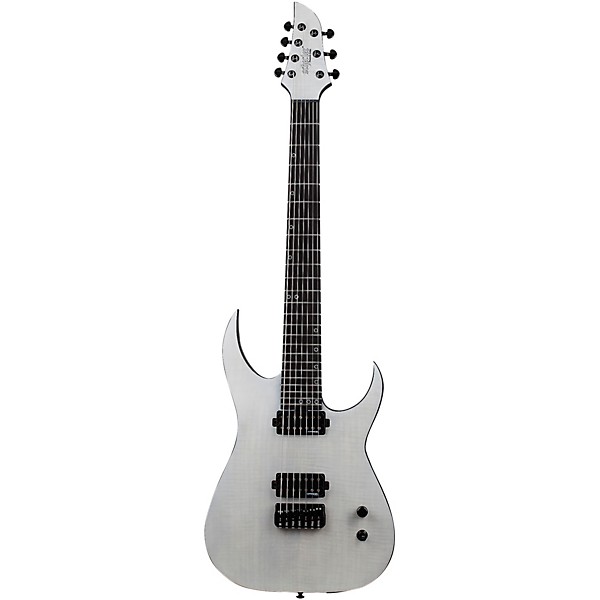 Schecter Guitar Research KM-7 MK-III Legacy 7-String Electric Guitar Transparent White Satin