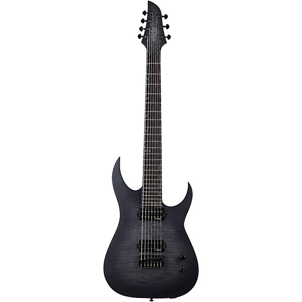 Schecter Guitar Research KM-7 MK-III Legacy 7-String Electric Guitar Transparent Black Burst