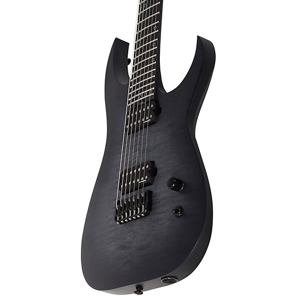 Schecter Guitar Research KM-7 MK-III Legacy 7-String Electric Guitar Transparent Black Burst