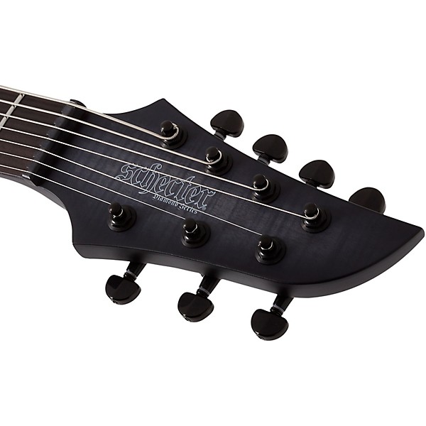 Schecter Guitar Research KM-7 MK-III Legacy 7-String Electric Guitar Transparent Black Burst