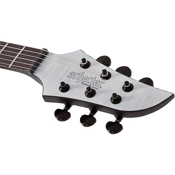 Schecter Guitar Research KM-6 MK-III Legacy Electric Guitar Transparent White Satin