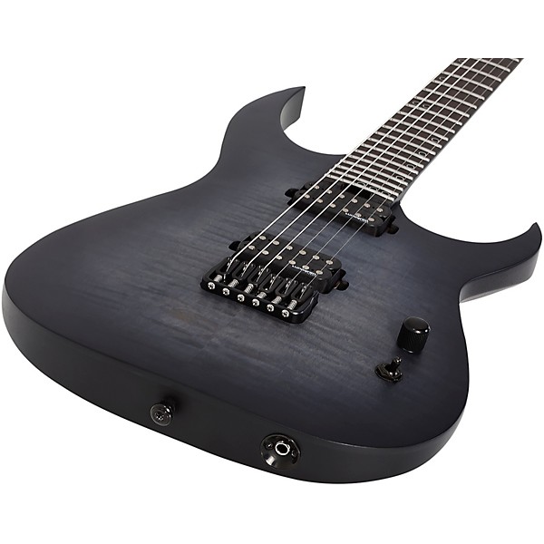 Schecter Guitar Research KM-6 MK-III Legacy Electric Guitar Transparent Black Burst