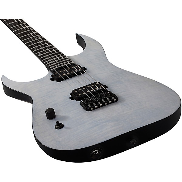 Schecter Guitar Research KM-6 MK-III Legacy Left-Handed Electric Guitar Transparent White Satin