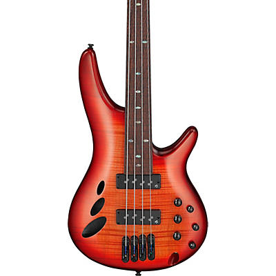 Ibanez Srd900f 4-String Fretless Electric Bass Guitar Brown Topaz Burst Low Gloss for sale