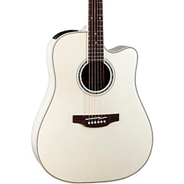 Takamine GD37CE Dreadnought Acoustic-Electric Guitar Pearl White