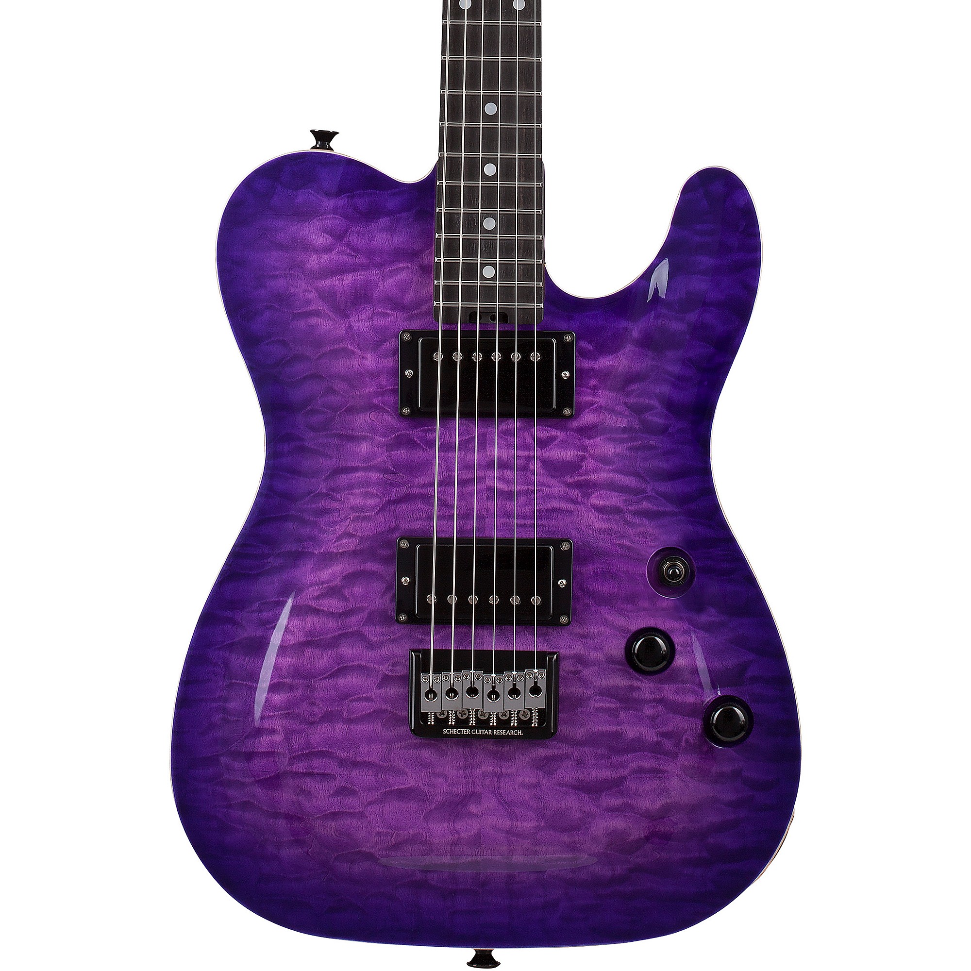 Schecter エレキギター パープル Platinum Schecter Guitar Research PT Classic Electric Guitar