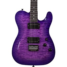 Schecter Guitar Research PT Classic Electric Guitar Purple Burst