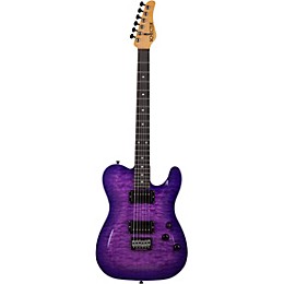 Schecter Guitar Research PT Classic Electric Guitar Purple Burst