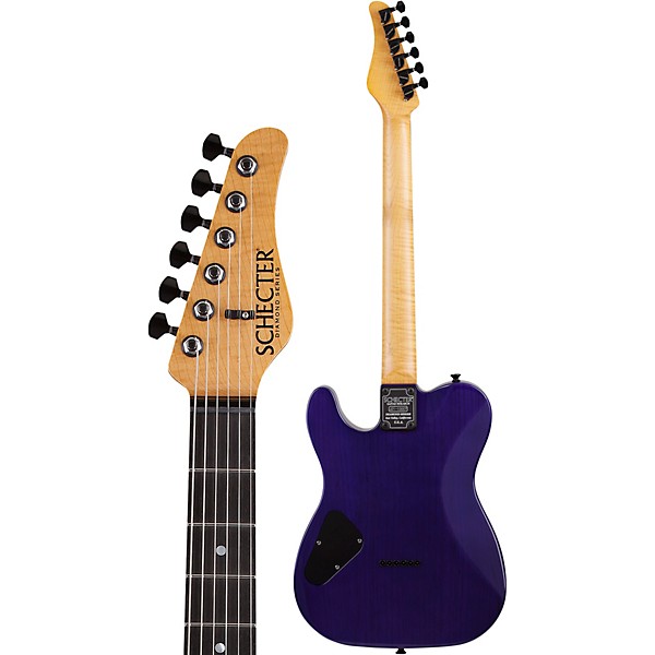 Schecter Guitar Research PT Classic Electric Guitar Purple Burst