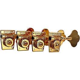 Leo Quan Badass OGT Open Gear Large Post 4-In... Leo Quan Badass OGT Open Gear Large Post 4-In-Line Bass Tuning Machines Gold