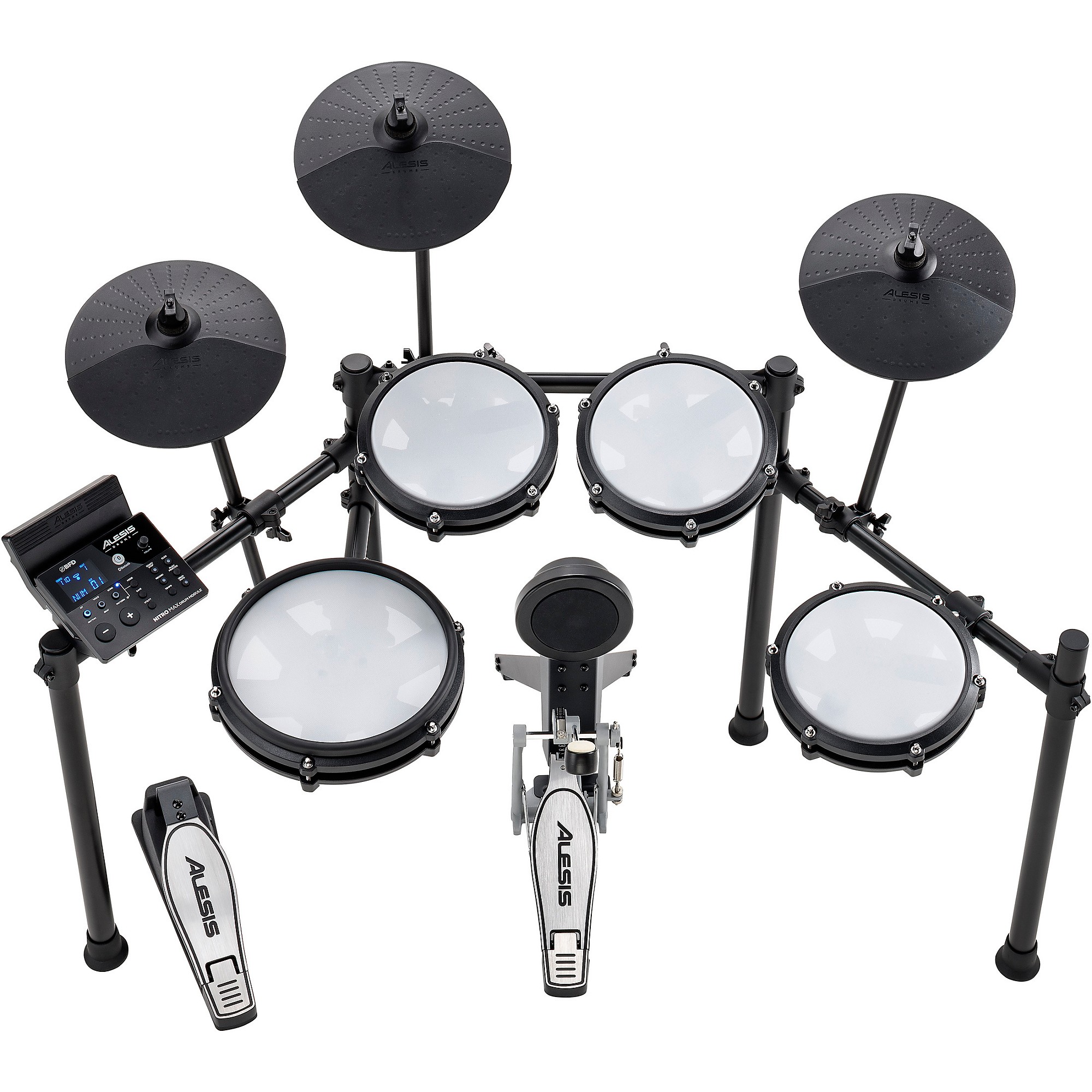 Alesis Nitro Mesh Kit 8-Piece Compact Drum Kit with 300+ Sounds, Kick  Pedal, and Drum Rack - Bill's Music