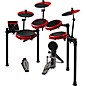 Alesis Nitro Max 8-Piece Electronic Drum Set With Bluetooth and BFD Sounds Red