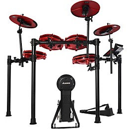 Open Box Alesis NITRO MAX 8-Piece Electronic Drum Set with Bluetooth and BFD Sounds Level 2 Red 197881309718
