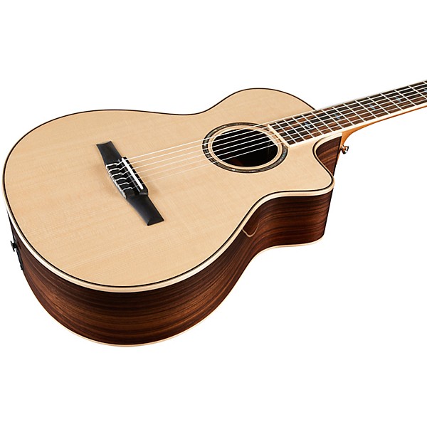 Taylor 812ce-N Grand Concert Nylon-String Acoustic-Electric Guitar Natural