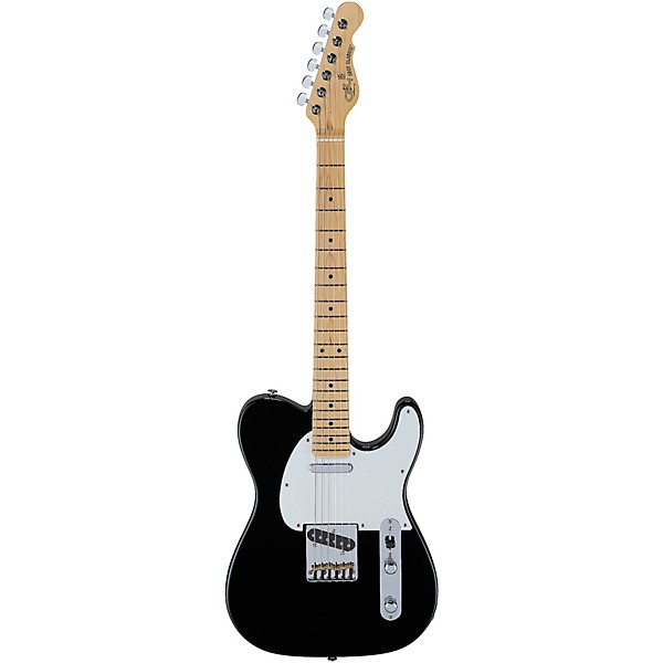 G&L Fullerton Deluxe ASAT Classic Alnico With Maple Fretboard Electric Guitar Jet Black