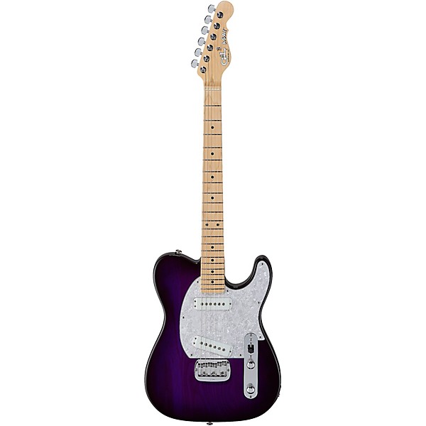 G&L Fullerton Deluxe ASAT Special With Maple Fretboard Electric Guitar Purple Burst