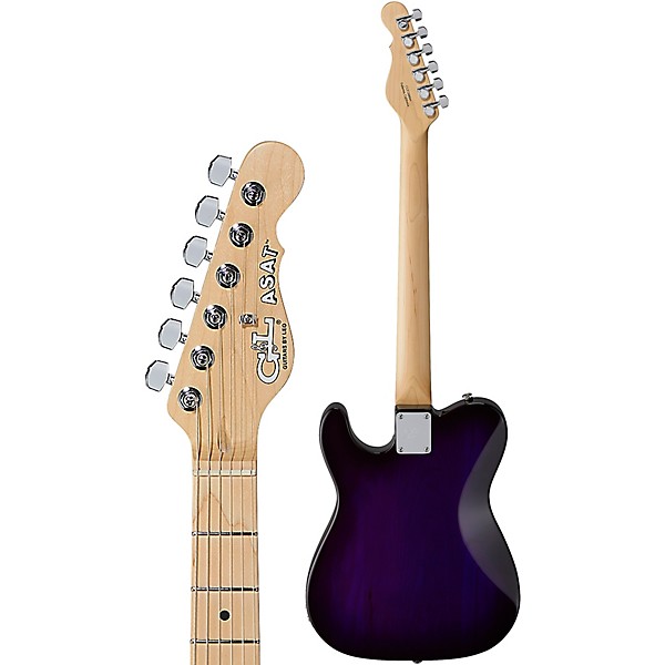 G&L Fullerton Deluxe ASAT Special With Maple Fretboard Electric Guitar Purple Burst