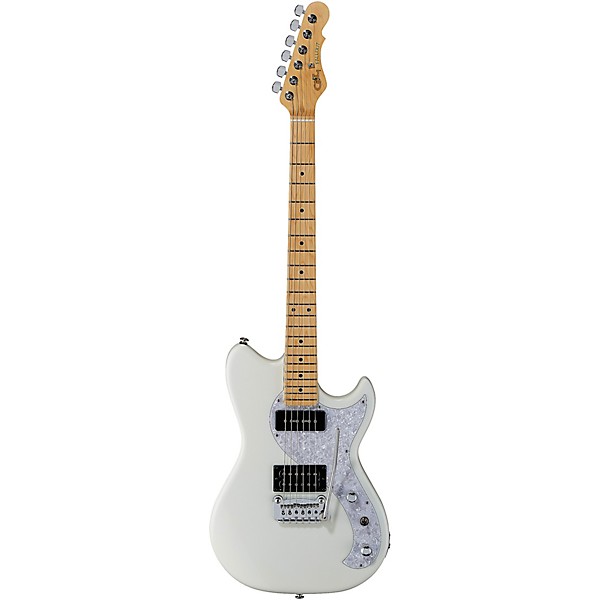 G&L Fullerton Deluxe Fallout With Maple Fretboard Electric Guitar Alpine White