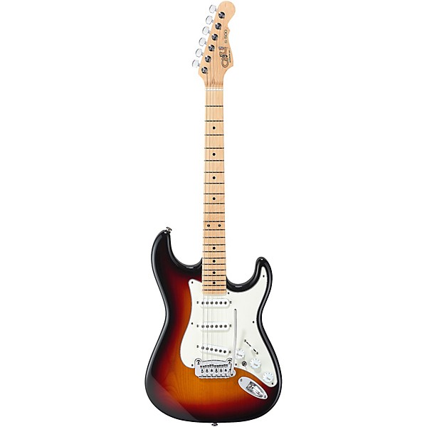 G&L Fullerton Deluxe S-500 With Maple Fretboard Electric Guitar 3-Tone Sunburst