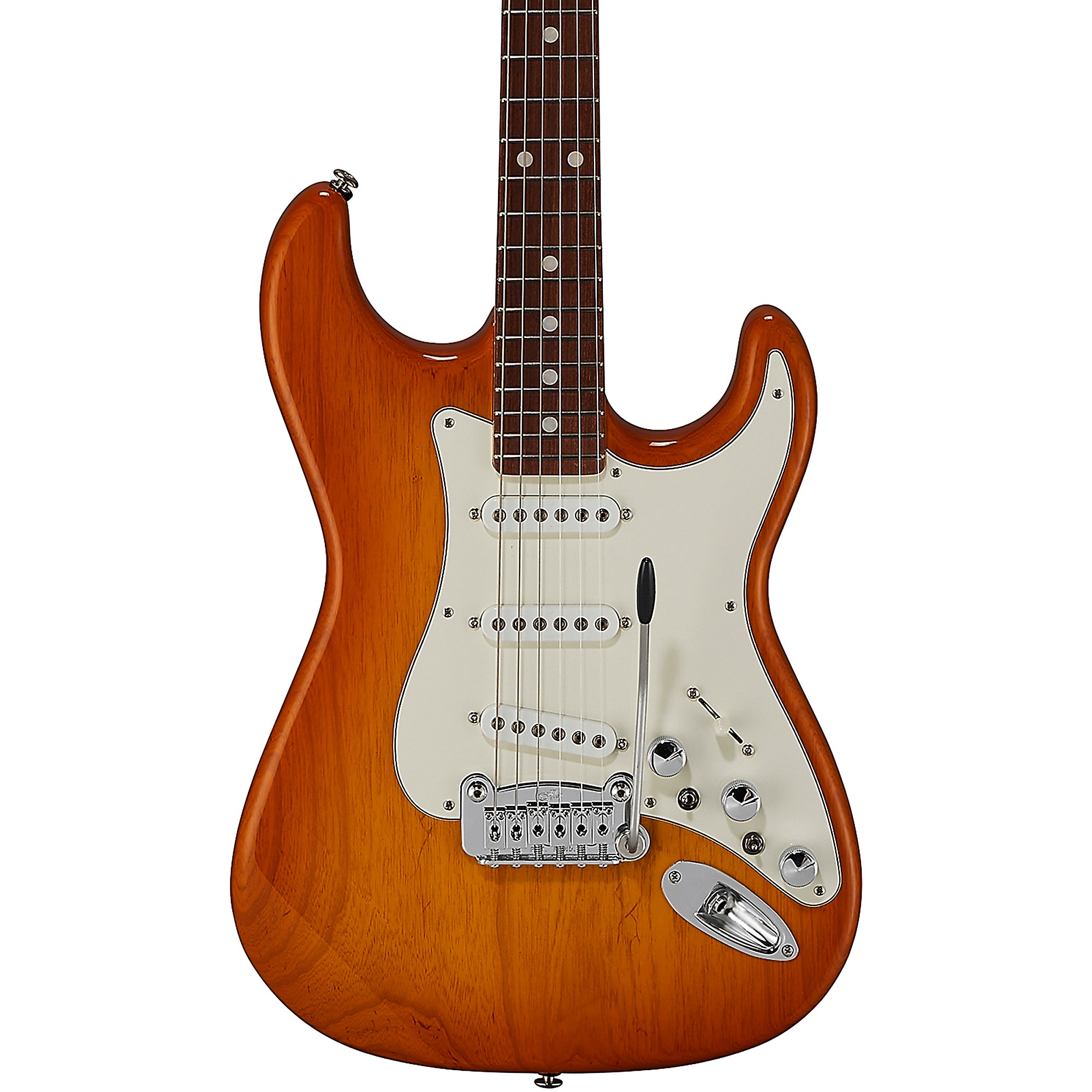 Platinum G&L CLF Research S-500 Electric Guitar Honey Burst