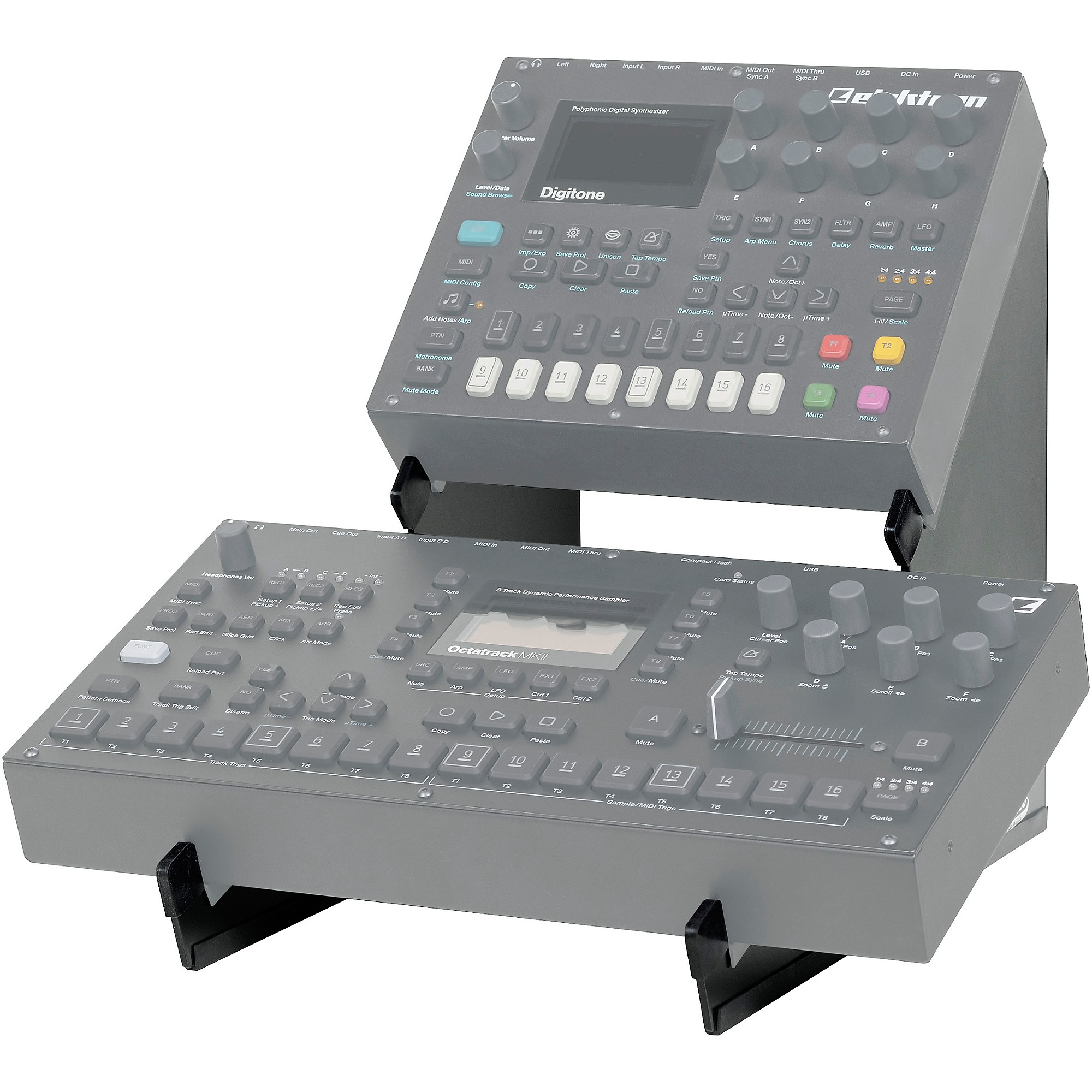 Headliner シンセ グルーヴボックス スタンド 2台 Headliner HL22052 2-Tier Desktop Synth Stand | Guitar Center