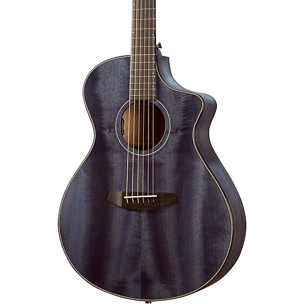 Breedlove Oregon Concert Thinline Myrtlewood Cutaway Acoustic-Electric Guitar Stormy Night