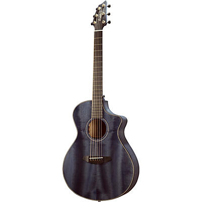 Breedlove Oregon Concert Thinline Myrtlewood Cutaway Acoustic-Electric Guitar Stormy Night for sale
